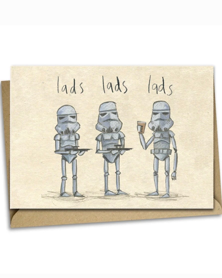 Lads, Lads, Lads Card