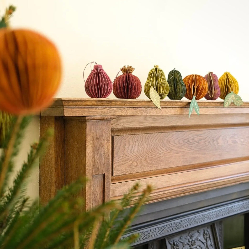 Pomegranate Honeycomb Ornament