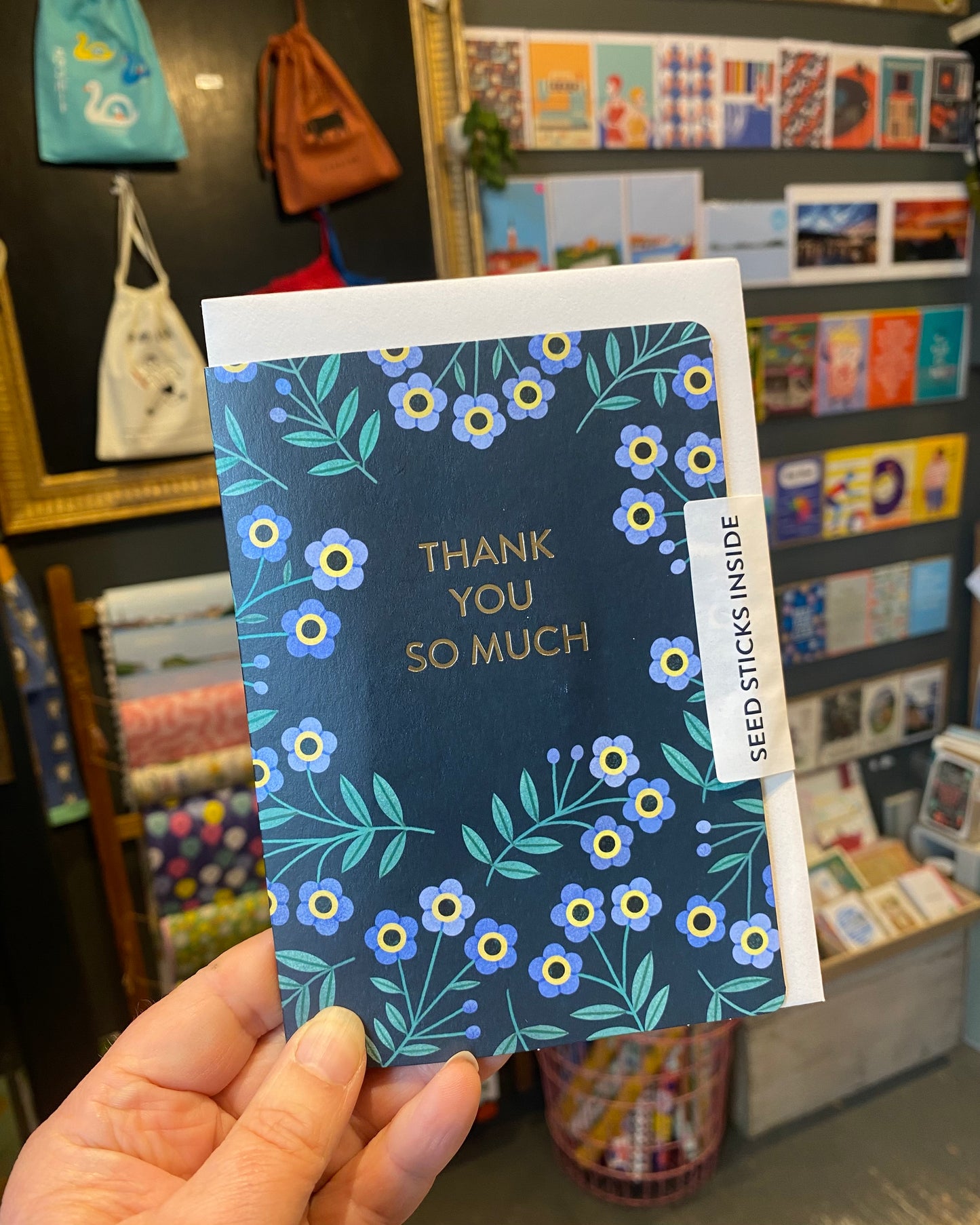 Seed Stick Thank You Card