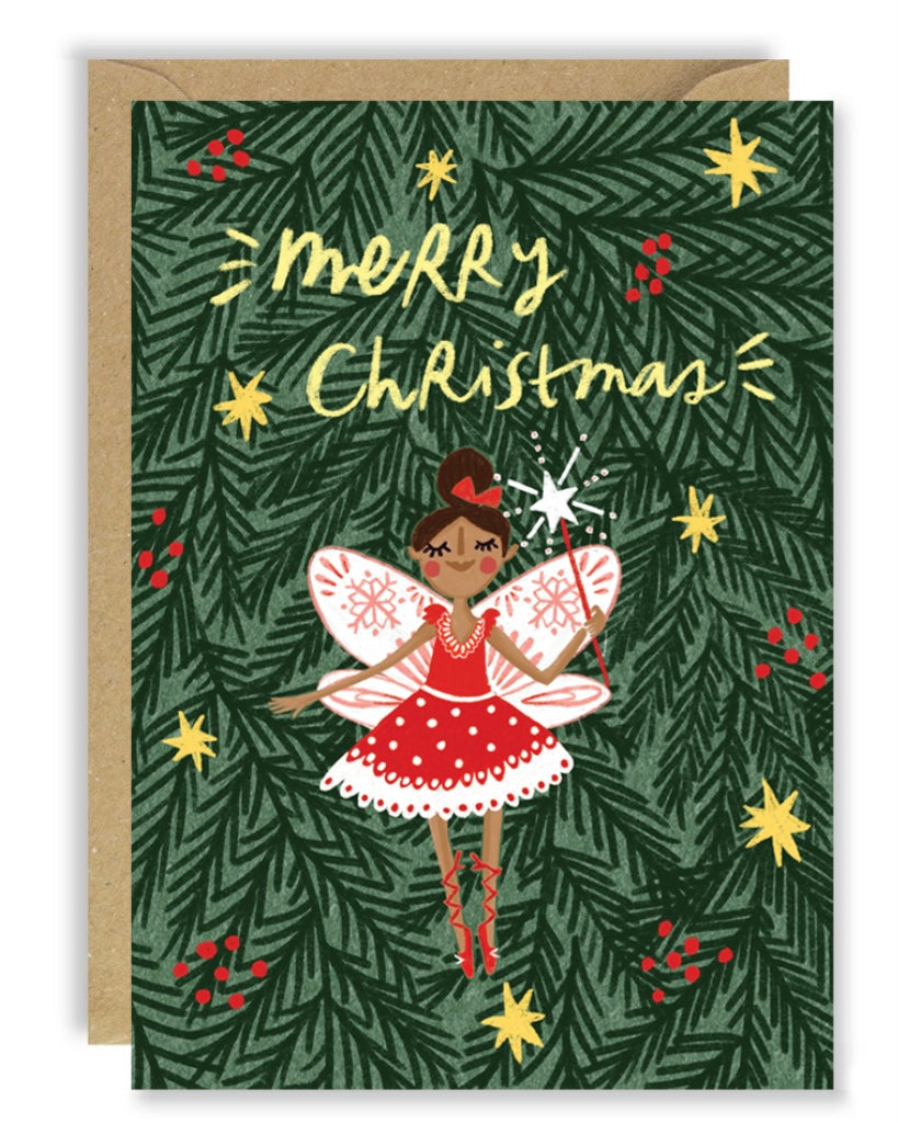 Fairy Ornament Christmas Card-Joy Nevada-My Beautiful Caravan