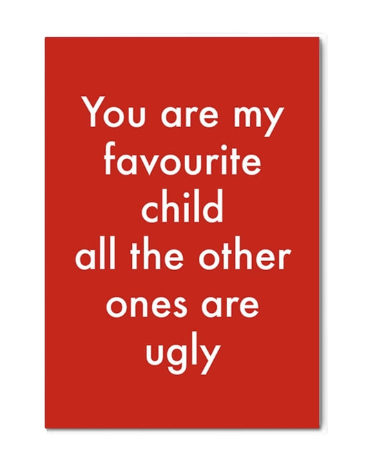Favourite Child Card-Objectables-My Beautiful Caravan