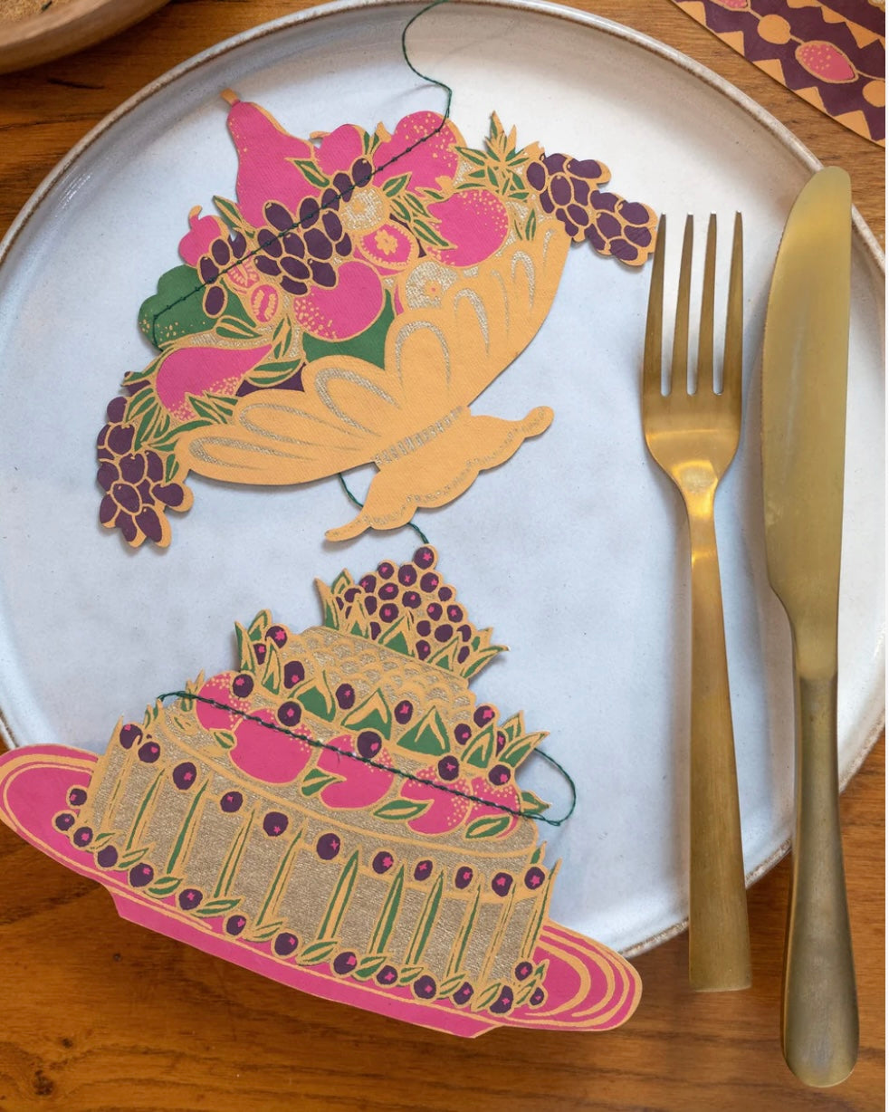 Feast Paper Garland-East End Press-My Beautiful Caravan