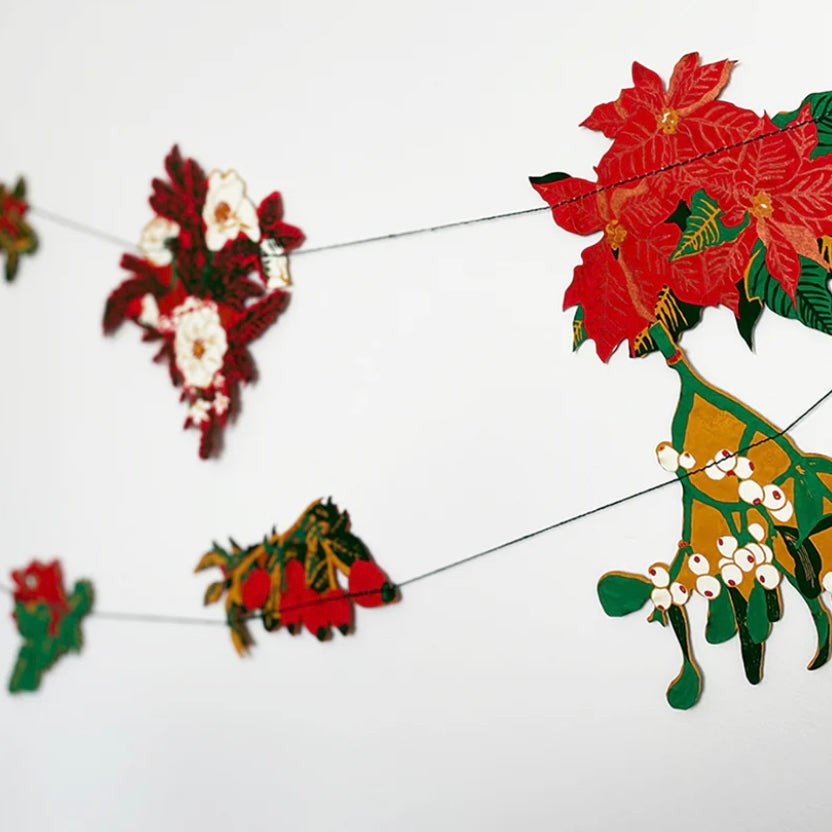 Festive Foliage Paper Garland-East End Press-My Beautiful Caravan