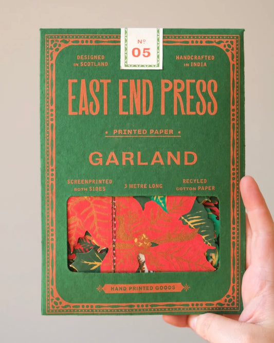 Festive Foliage Paper Garland-East End Press-My Beautiful Caravan