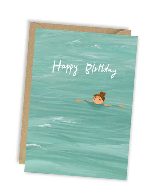 Floating On The Sea Birthday Card-Joy Nevada-My Beautiful Caravan