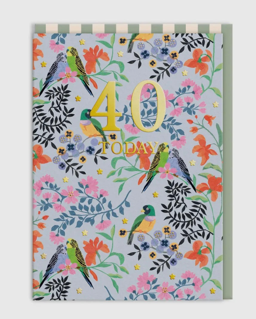Floral Cath Kidston 40 Today Card-Ohh Deer-My Beautiful Caravan