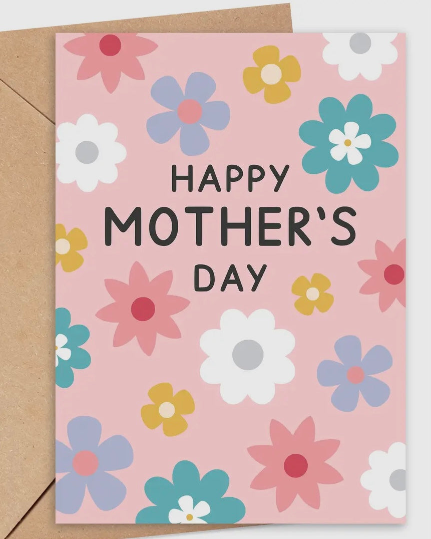 Floral Mother’s Day Card-Jeff & The Squirrel-My Beautiful Caravan