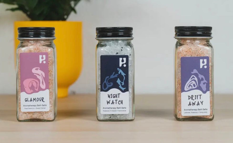 Bath Salts Glass Jar 120g