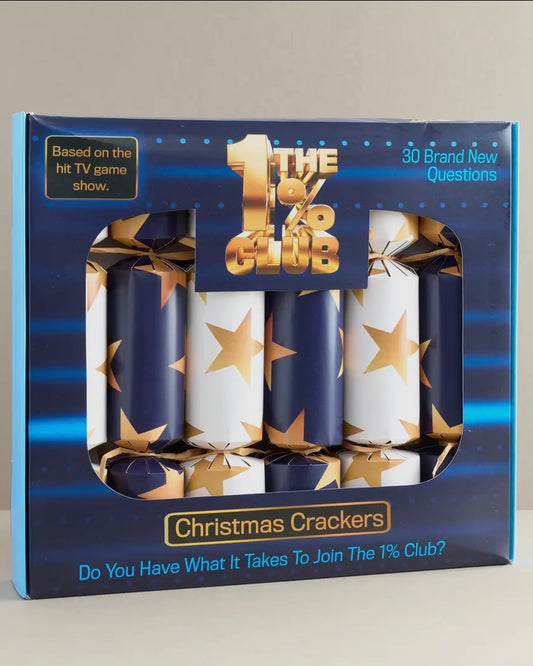 The 1% Club Christmas Crackers