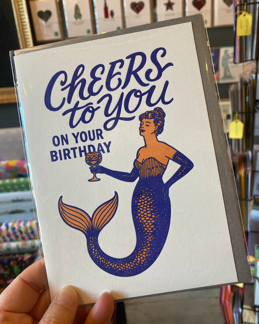 Mermaid Birthday Card-Archivist-