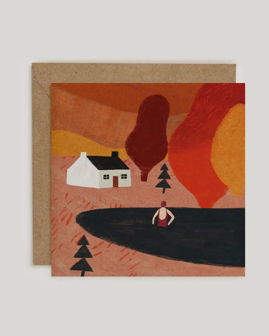 Autumn Dip Greetings Card