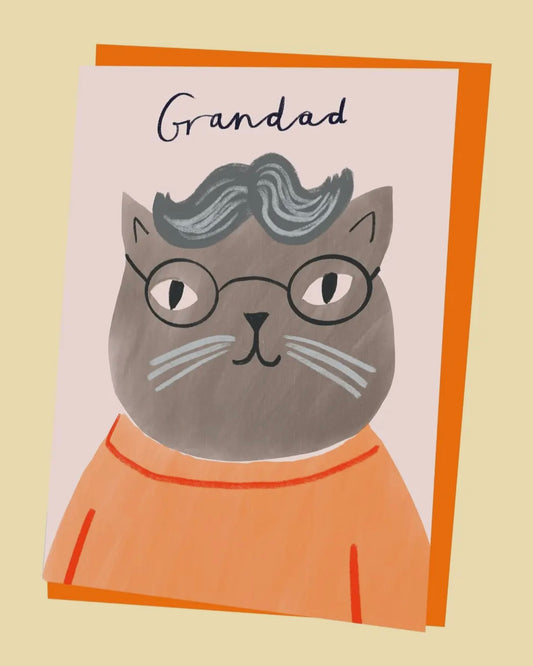 Grandad Cat Card