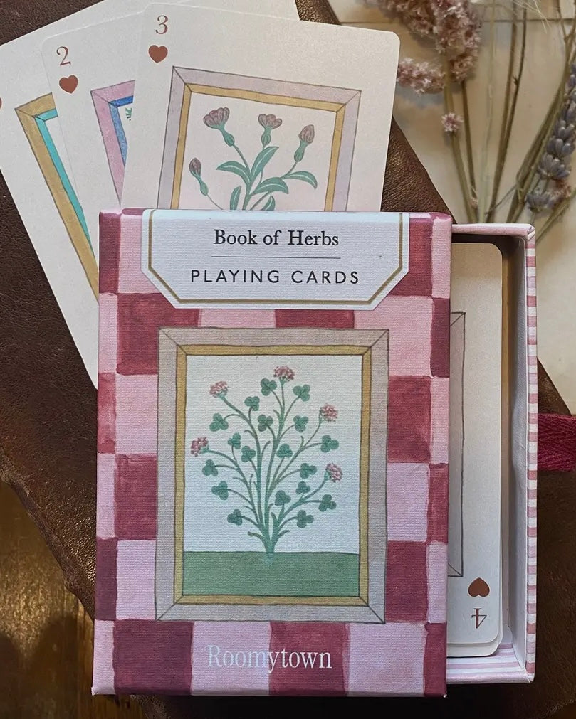 Book Of Herbs Playing Cards