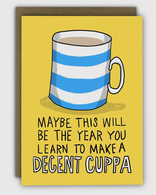 Decent Cuppa Card