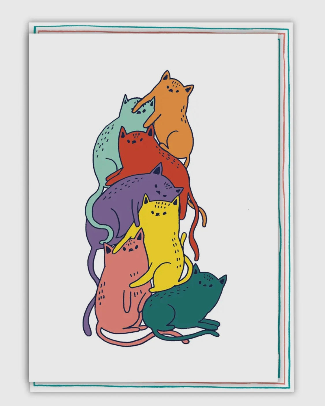 Cat Pile Card