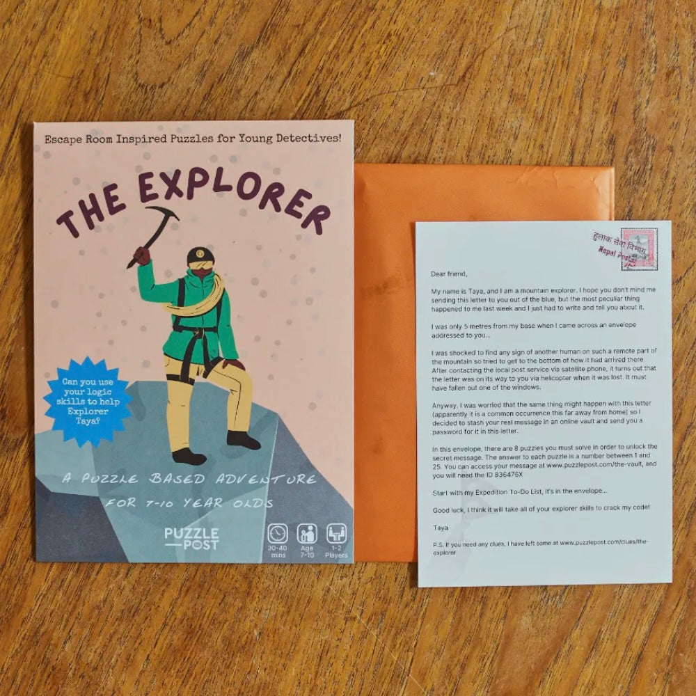 ‘The Explorer’ Puzzle Based Adventure Game