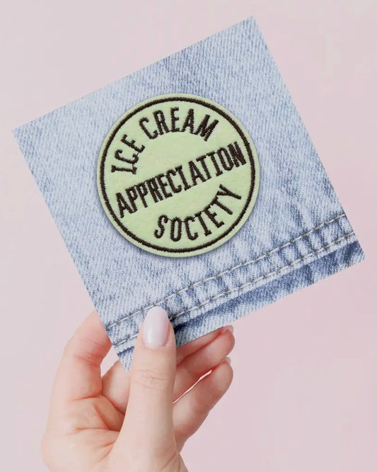 Ice Cream Appreciation Society Embroidered Patch