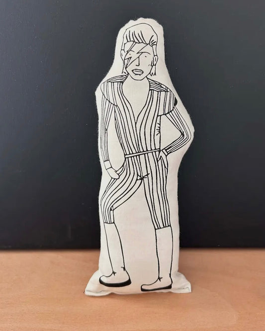 David Bowie Cushion Doll