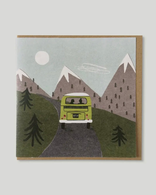 Campervan Road Trip Greetings Card