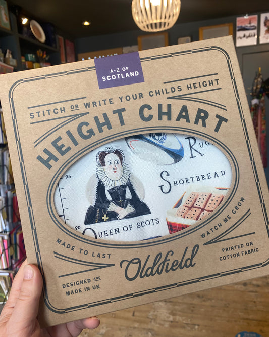 A-Z Of Scotland Fabric Height Chart