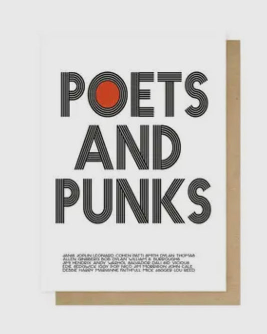 Poets And Punks Card