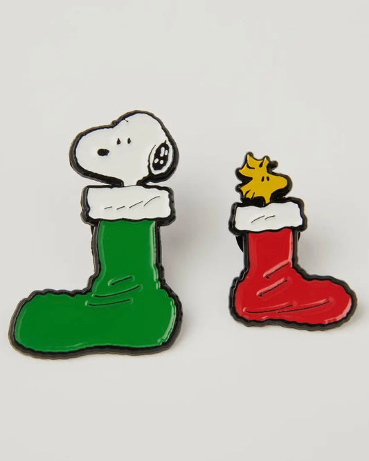 Peanuts Stockings Pins (Set of 2)