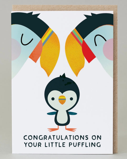 Little Puffling Baby Card