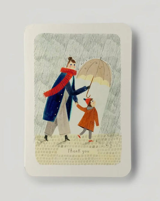 Thank You Umbrella Greetings Card