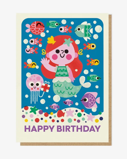 Mermaid Birthday Card