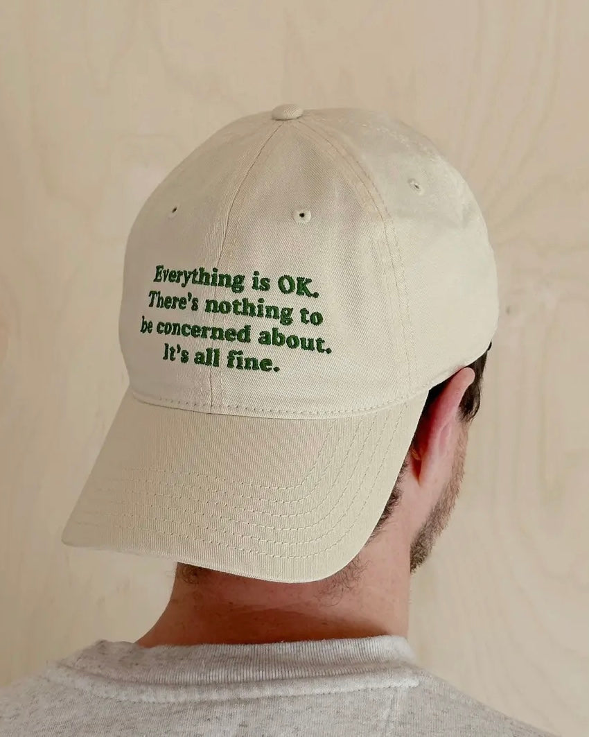 Everything Is Ok Cotton Baseball Cap