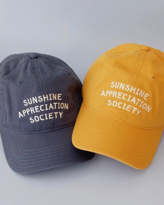 Sunshine Appreciation Society Cotton Baseball Cap