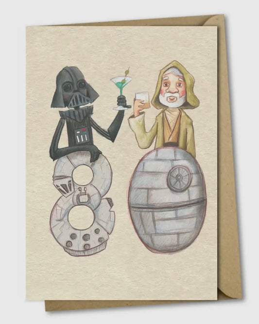 Star Wars Age 80 Card