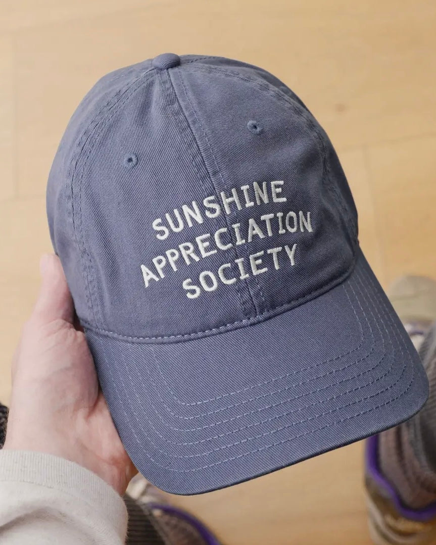 Sunshine Appreciation Society Cotton Baseball Cap