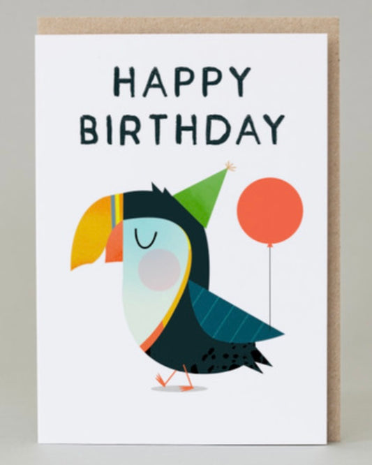 Happy Birthday Puffin Card