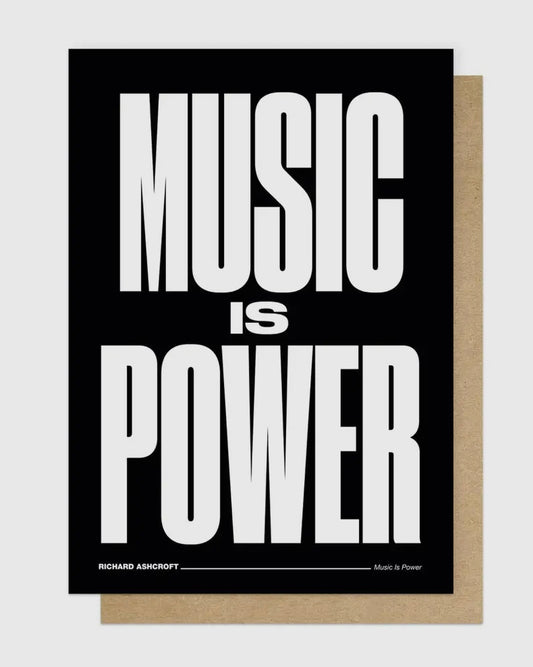 Music Is Power Card