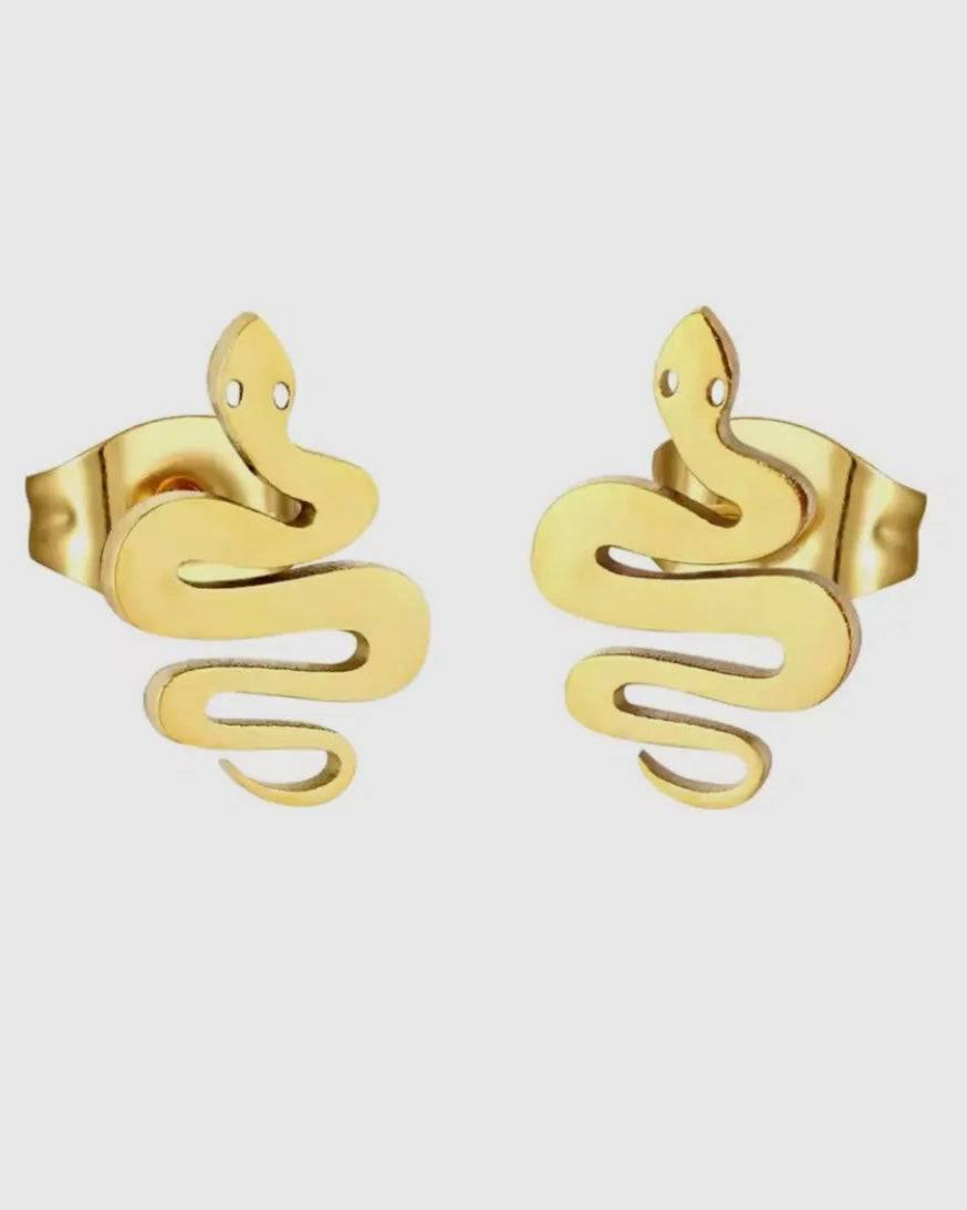 Snake Stud Earrings