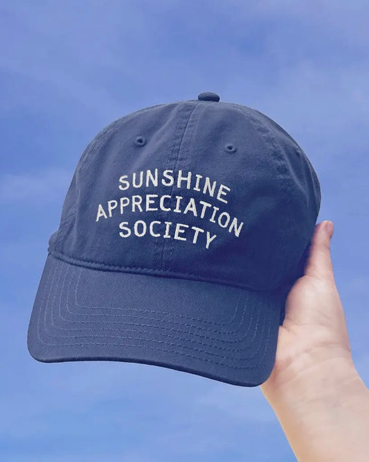 Sunshine Appreciation Society Cotton Baseball Cap