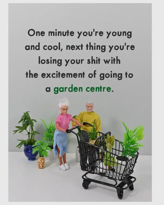 Garden Centre Birthday Card - Jeffrey & Janice