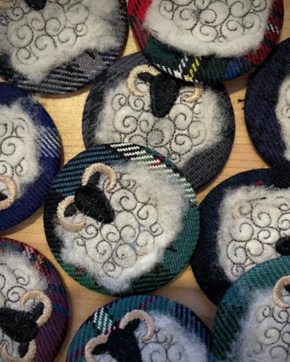 Woolly Sheep Pocket Mirror
