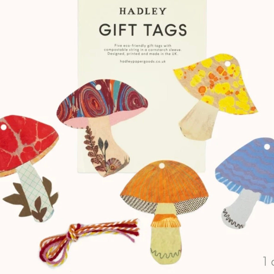 Mushroom Gift Tags