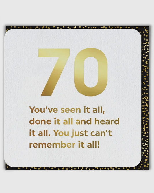 Seen It All 70th Card