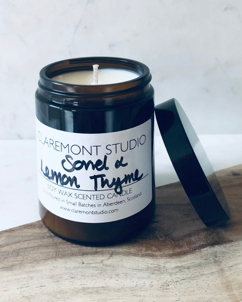 Amber Glass Jar Candle (180ml)