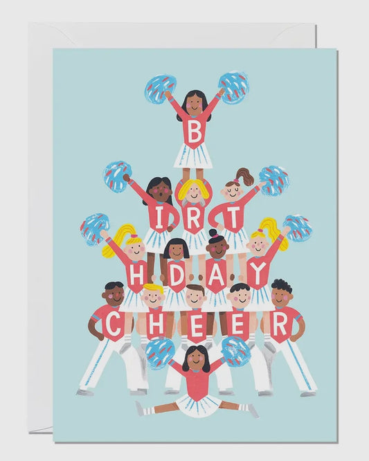 Birthday Cheerleaders Card