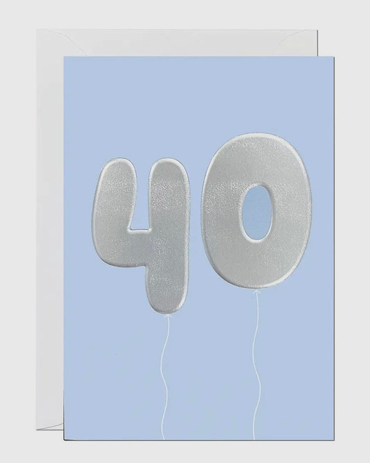 40th Birthday Card