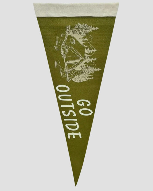 Go Outside Pennant Flag
