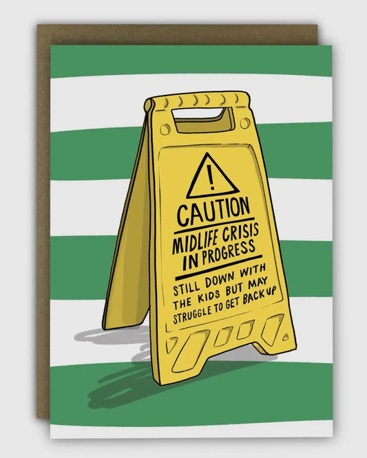 Midlife Crisis Birthday Card