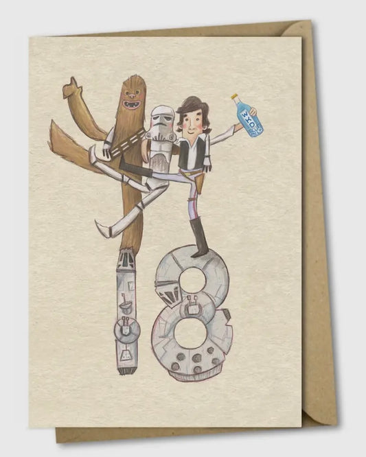 Star Wars Age 18 Card