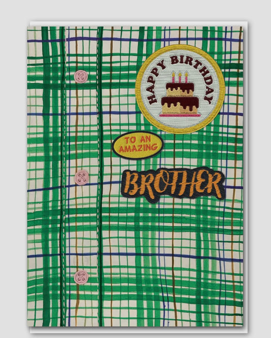 Happy Birthday Brother Card