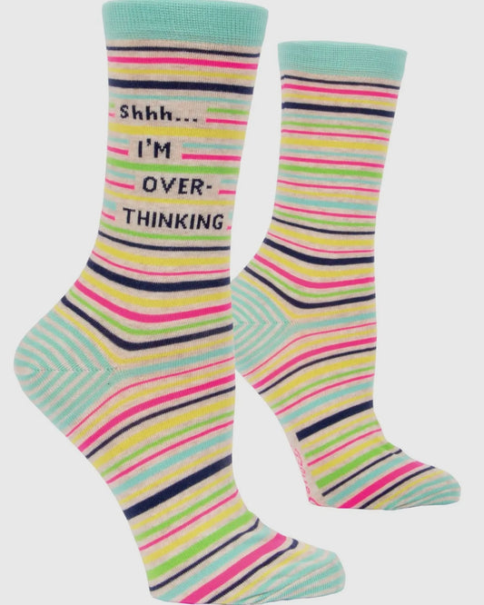 Shh I’m Overthinking Ladies’ Socks