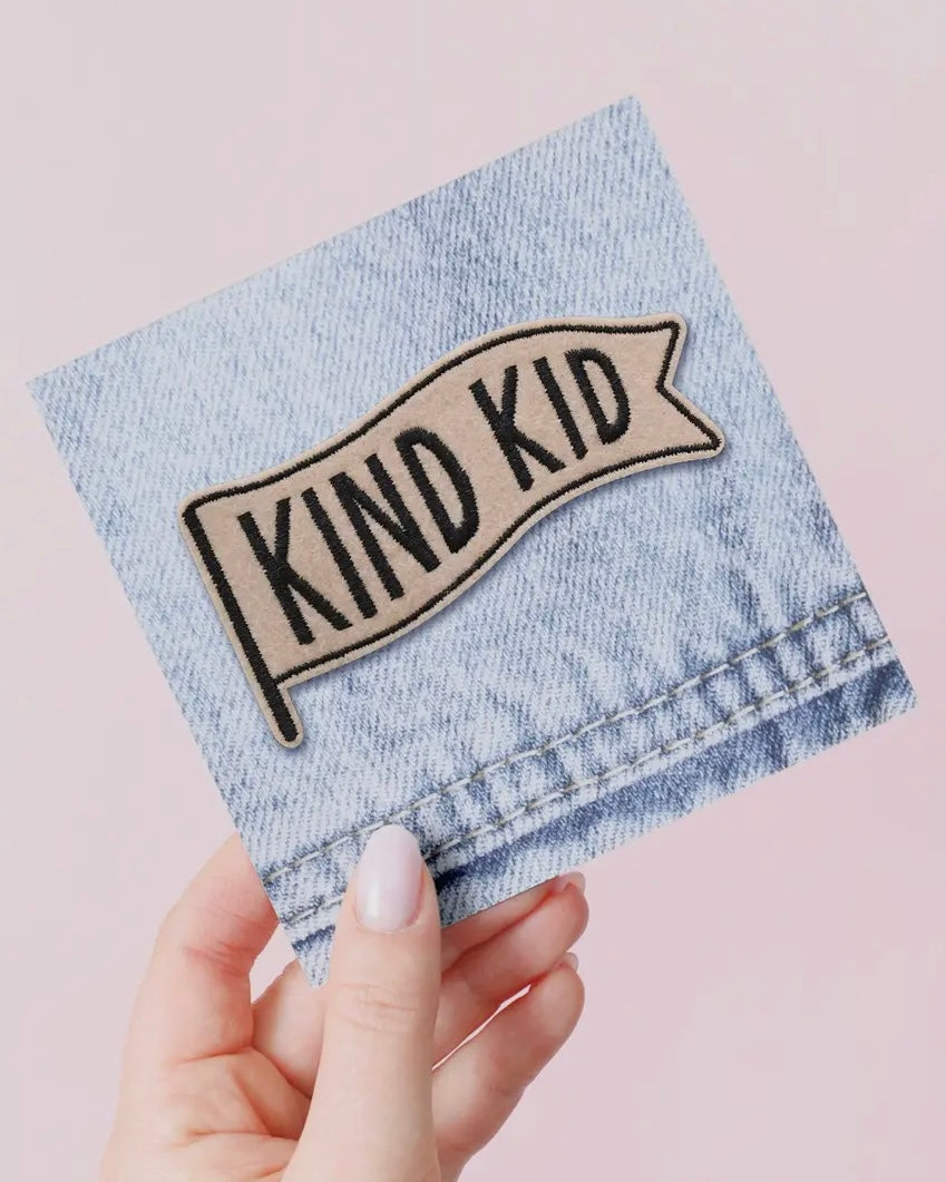 Kind Kid Embroidered Patch